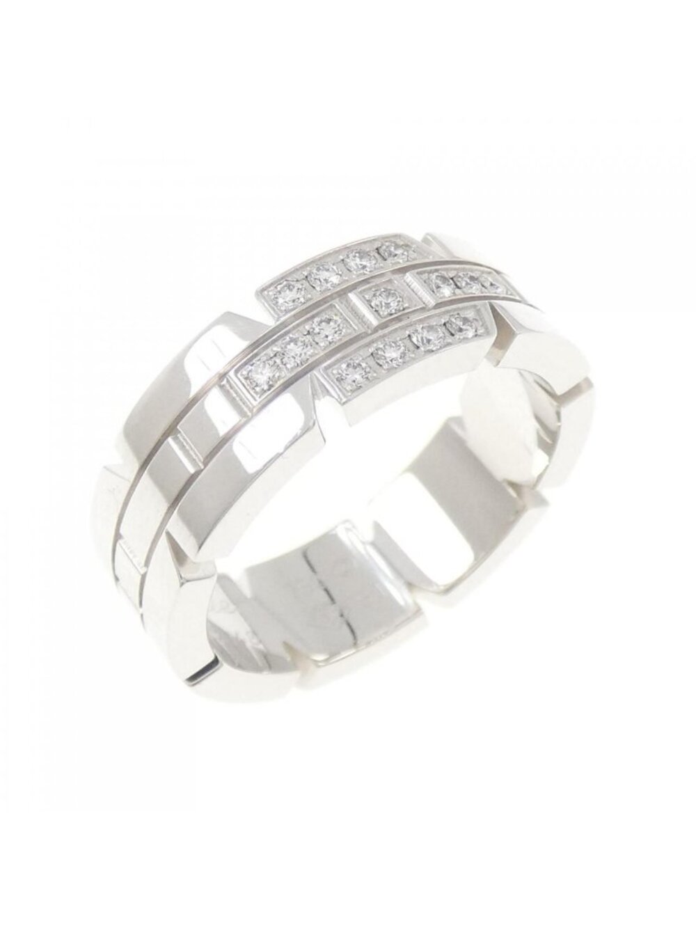 Cartier Tank Francaise Half Diamond Ring